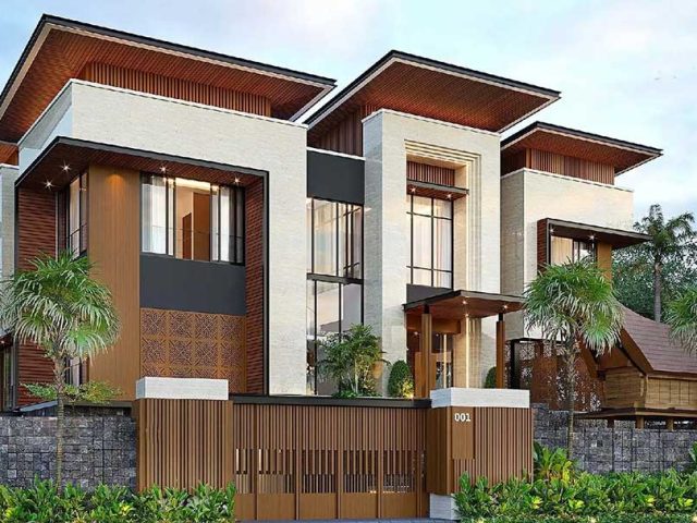 طراحی نمای ویلا